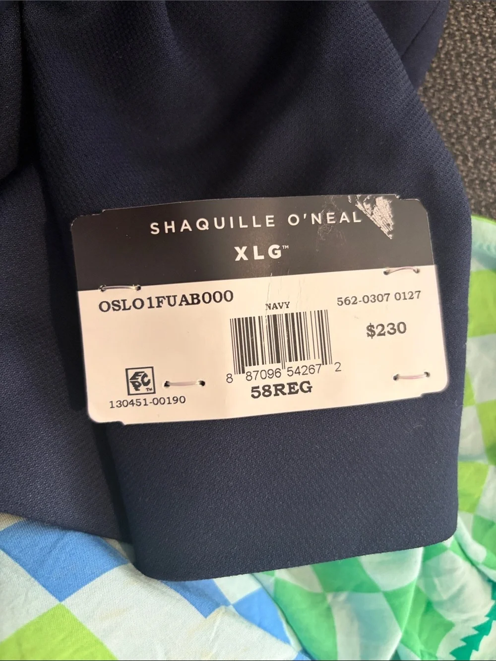 Shaquille ONeal modern navy